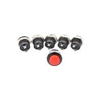 1pcs red Momentary SPST NO Round Cap Push Button Switch AC 6A/125V 3A/250V 6color R13-507 push button