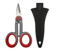 1PCS Scissors Household Shears Tools Electrician Scissors Stripping Wire Cut Tools for Fabrics, Paper and Cable(GJ174-GR Cover)