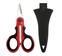 1PCS Scissors Household Shears Tools Electrician Scissors Stripping Wire Cut Tools for Fabrics, Paper and Cable(GJ174-RE Cover)