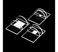 1pcs Sealable XRD Sample Cell for X-ray Diffraction Analysis - Grooved Glass Construction,(With 1Roll Tape 10x10x0.5mm)