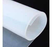 1pcs Silicona Hoja de Goma 1 mm Espesor Placa Resistente al Calor Matera translúcida 500 * 500mm