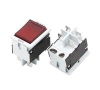 1PCS SS-005 DPDT 5A 10A 15A 20A 25A reset circuit breaker switch rocker thermal overload protector switch(16A)