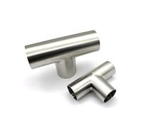 1pcs SS304 316L Equal Diameter and Different Diameter 3 Way Welding of and External Pipe Fittings (Color : SS304, Size : 2.5) Plumbing Fittings