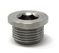 1PCS Stainless Steel M18x1.5 Thread Inner Hexagon Bung Connector YZWRWRMKTB
