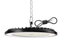 1PCS UFO LED Lámpara de Alta Bahía 150W, 22500LM Superbrillantes Focos Led Interior Techo, 6000K Blanco Frío Iluminación de Almacén, IP65 Impermeable Lampara Industrial para Garaje Fábrica Taller