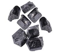 1Pcs Walfront Turmalina Negra Natural Piedra Cristal Cuarzo Aproximadamente Piedra Curativa Material Joyeria Decoración Hogar 100g （5-7cm）