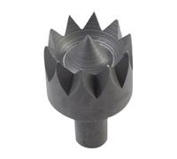 1PCS Woodworking Lathe Accessories Plum Blossom Thimble Top Bead Chuck Tail Rotary Tool Rest Miniature Small Straight Handle(A5)