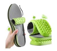 1Piar - Plantillas ortopédicas para pies, plantilla de silicona antideslizante para el alivio de la fascitis plantar (gris, UE 41-42)