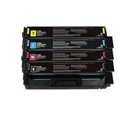 1piece CS439 Toner Cartridge with Chip Compatible For Le-Mark CS439/CS439DN Printer Standard Capacity 1500page(Yellow)