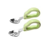 1piece cutlery set with spoon for independent eating for daycare and on the go, promotes independence and hand coordination.