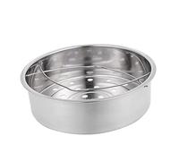 1pieza Cesta De Vapor De Acero Inoxidable Con Asas Dobles Rejilla De Cocción Para Cocina Apta Para Arroceras Y Vaporeras Para Arroz Huevos Y Verduras
