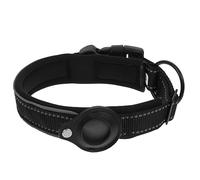 1Pieza Collar para Perros con Caja Localizador Pérdida Compatible con Reflectante Neopreno Color Negro