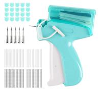 1Plusselect Mini pistola de puntada para ropa, fijador rápido de ropa, etiqueta de puntada rápida para ropa, máquina de etiquetado de punto fino para ropa