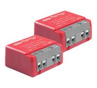 Shelly 1PM Mini Gen4 - Interruptor de relé inteligente con wifi, 1 canal, 8 A, medición de potencia, domótica, no requiere hub, Alexa, Apple HomeKit y Google Home, Zigbee y Matter (2 unidades)