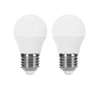 1Primer Leader Pack 2 Bombillas LED Esférica E27 6W Equi.40W 470lm 10000H 1Primer Leader