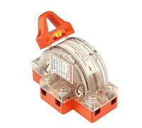 1PSC/32A/63A/100A 2P Transparente con lámpara Interruptor de desconexión de cuchillo de dos polos de doble tiro ElectrónicoInterruptor (Color : 2p 100a)