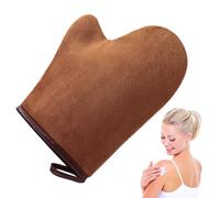 1pTanner Mitt - Guante aplicador de película de polietileno bronceado, lavable a máquina, reutilizable, diseño de pulgar, aplicación y uniforme para mujeres, loción en aerosol, mousse, cuerpo