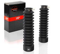 1PZ ES0-CK1 31mm Fuelle Horquilla 205 x 50mm Goma Cubierta de la Horquilla de la Motocicleta Horquilla Delantera Protectores de Horquilla Amortiguador para ATV Dirt Bike Negro 2 piezas