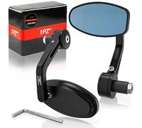 1PZ F26-7M8 - Espejo retrovisor para moto antideslumbrante (CNC, retrovisores de manillar, barra universal azul, 7/8", 22 mm, repuesto para bicicletas eléctricas scooters ATV UTV Z1000 Z750 MT03