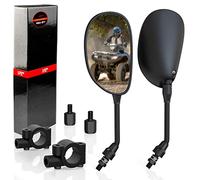1PZ MB2-SP1 Universal Espejos Retrovisores Moto,motocicleta para manillar de 7/8'' pulgadas,con Tornillos de 8mm y 10mm,Ajuste de 360 Grados,ATV Scooter Quad Patinete Eléctrico