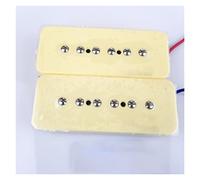 1set 2 PCS Barra De Jabón Sola Bobina De Cuello Y Puente Piezas De Recogida De Guitarra Eléctrica Accesorio Pastillas guitarra