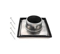 1Set 4" Upgrade Metal Dryer Vent Cover with Metal Mesh Screen 7"x7" Outdoor Louvered with Gasket 4 Screws With a Silicon Seal,práctico