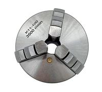 1set K11-100 3 JAWS MANUAL TATHE CHUCK CON MÁQUINA DE TODAJE HERRAMIENTAS ACCESORIOS 3-JAW LATHE CHUCH METAL AGENTORIO Taladrado Fresado