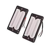 1set Pickups Guitarra Blanco Hot Rail Dual Blade Humbucker Pickups Cuello Y Puente Para La Guitarra Eléctrica Elgitarrhämtning