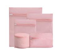 1Set Slim Mesh Laundry Wash Bags Foldable Delicates Lingerie Bra Socks Underwear Washing Machine Clothes Protection Net Para Ropa(Color 2)