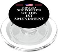 1st Amendment I Support The First Amendment Freedom Speech PopSockets PopGrip para MagSafe