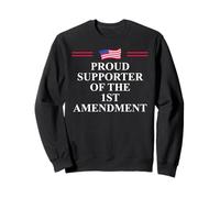 1st Amendment I Support The First Amendment Freedom Speech Sudadera