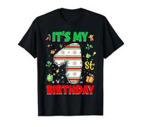 1st Birthday 1 Year Old Boy Girl Christmas Gifts Kids Outfit Camiseta