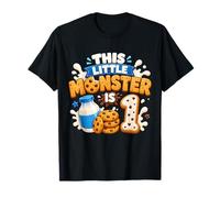 1st Birthday Boys Girls 1 Years Old Milk and Cookie Party Camiseta