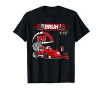 1st Birthday Bruh Racing Car Party Outfit 1 Year Old Boys Camiseta