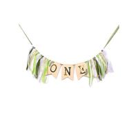 1st birthday decorations,Baby Boy's first Birthday Banner, birthday banner decorations Photo Props with Forest Plants As the Theme