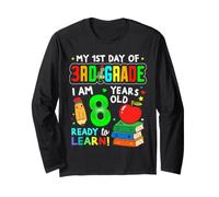 1st Day of 3rd Grade Girls Boys First Day of Third Grade Manga Larga