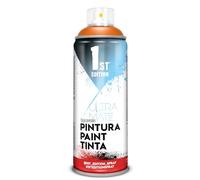 1ST EDITION Pintura EN Spray 520cc / 300ml Mate Naranja Peligro Ref 645, Multicolor, 300ml/520cc
