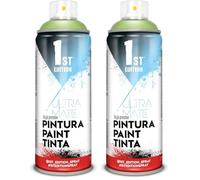 1ST EDITION PINTURA EN SPRAY 520cc / 300ml MATE VERDE PISTACHO REF 650 (Paquete de 2)
