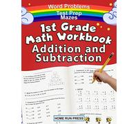 1st Grade Math Workbook Addition and Subtraction: Grade 1 Workbooks, Math Books for 1st Graders, Ages 4-8