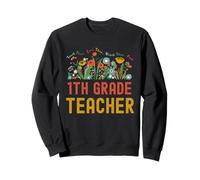 1st Grade Teacher Wildflower Back to School Sudadera