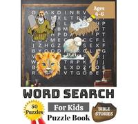 1st Grade Word Search Puzzles: 50 Word Search Puzzles with Big Easy to Read Print about Faith Themed Bible Stories | 8.5 x 11 inches, 50 Puzzles | Gift for Vacation and Holidays for kids agaes 4-6.