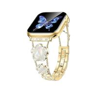1ST Nice Bling Pulsera de Metal para Correa de Reloj Mujeres Serie 11/8/7/6/10/9 40 mm 41 mm 38 mm 42 mm 44 mm 45 mm 46 mm Correa, 42-44-45-49mm, Acetato, Sin piedra preciosa