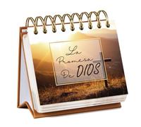 1step2dream Regalos cristianos españoles | Calendario de escritorio religioso, versículo bíblico 365 en inglés - Citas inspiradoras y diseño único de paisaje para mujer y hombre