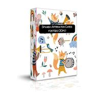 1step2dream Tarjetas de afirmación en español e inglés para niños | Motivacional bilingüe | 30 tarjetas de empoderamiento positivo para estudiantes | Mindfulness, afirmaciones, autoestima, relajación