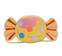 1stk Candy umhängetasche Taschenschirm Schultertasche Beutel in Bonbonform Mini-geldbörse in Bonbonform Handytaschen für Damen Crossbody Lustige Geldbörsen Kind Pu Mädchen, amarillo, 1