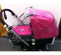 1stopbabystore Burbuja de lluvia universal para Bugaboo Cameleon Icandy Manzana Melocotón FRESAS Silvercross Surf Burbuja de lluvia