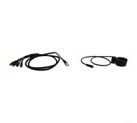 1T4 Cable de motor para bicicleta eléctrica Bafang G330 G510 M620, UART / CAN Bus línea con palanca de acelerador de pulgar 130X, cable de conexión impermeable para palanca de freno de motor central