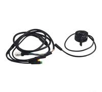 1T4 Cable de motor para bicicleta eléctrica Bafang G330 G510 M620, UART / CAN Bus línea con palanca de acelerador de pulgar 130X, cable de conexión impermeable para palanca de freno de motor central