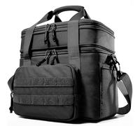 1TG Tactical Bolsa Térmica 18L-26L Fiambrera Expandible, Bolsa Refrigerante Grande e Impermeable con Correa, Bolsa de Almuerzo Reutilizable para Trabajo, Viajes, Camping, Picnic, Playa