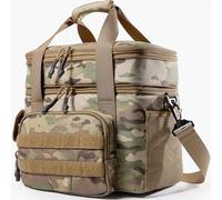 1TG Tactical Bolsa Térmica 18L-26L Fiambrera Expandible, Bolsa Refrigerante Grande e Impermeable con Correa, Bolsa de Almuerzo Reutilizable para Trabajo, Viajes, Camping, Picnic, Playa